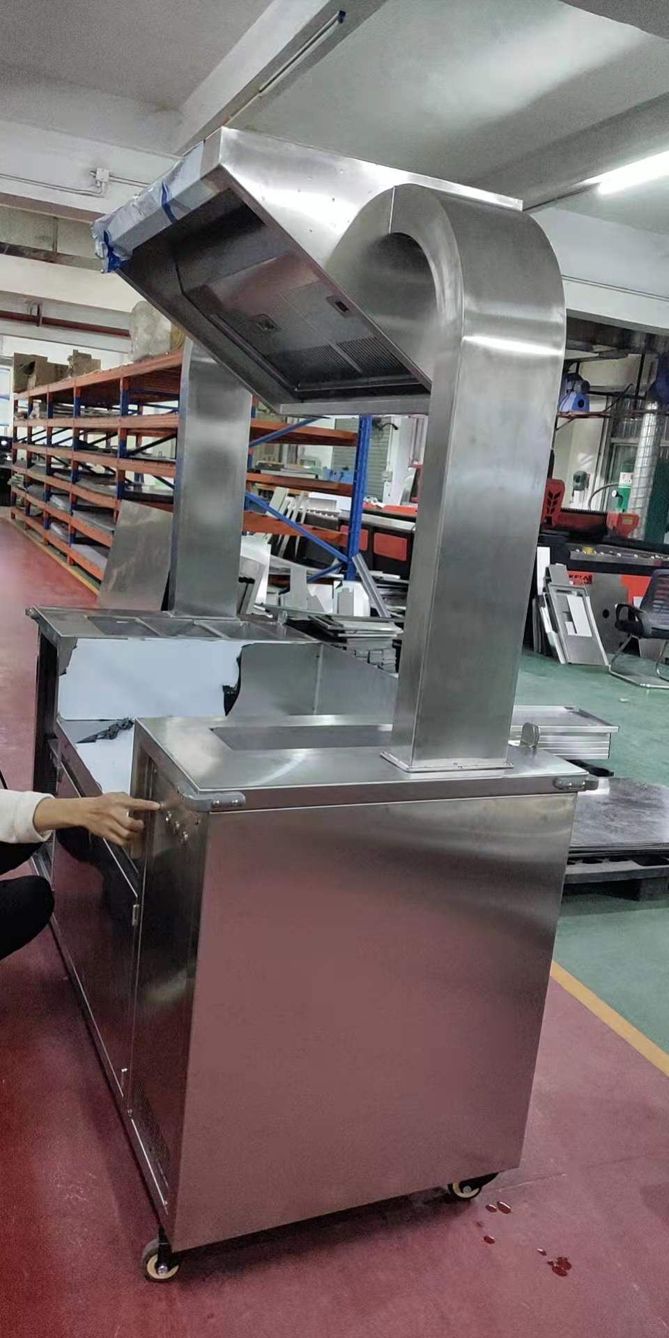 壹指蓝零排放扒炉油烟净化一体机