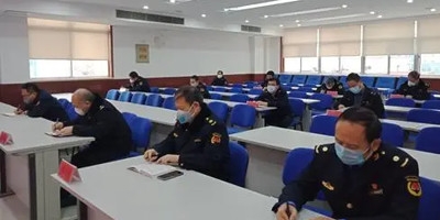 潍坊市城管执法支队调研餐饮油烟在线监控试点工作