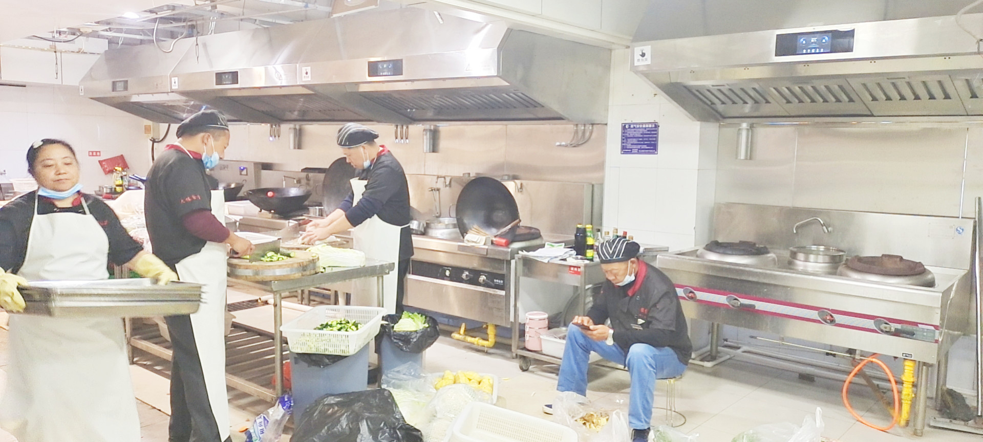 唐山三友集团员工食堂油烟机案例 唐山三友集团员工食堂油烟机案例